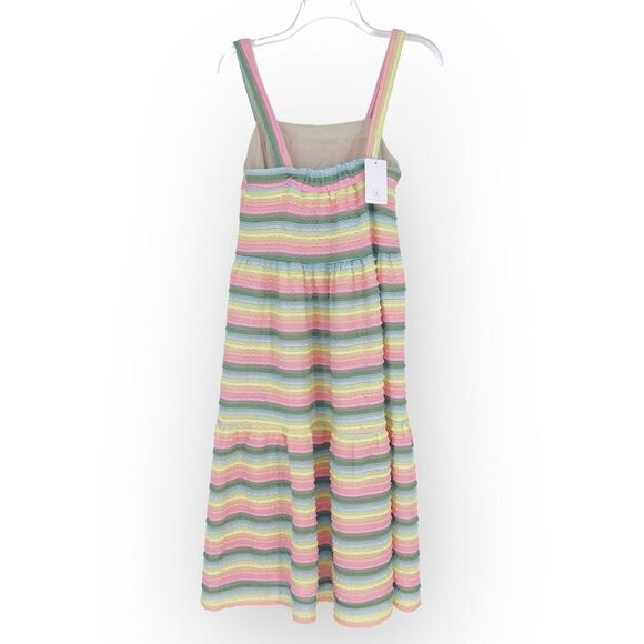 COREY‎ LYNN CALTER NWT XS Pastel Ribbon Band Nova Dress MIDI Cottagecore - Picture 6 of 10